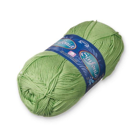 Hilaza Omega Sinfonia 100% algodón mercerizado 128 g pistache
