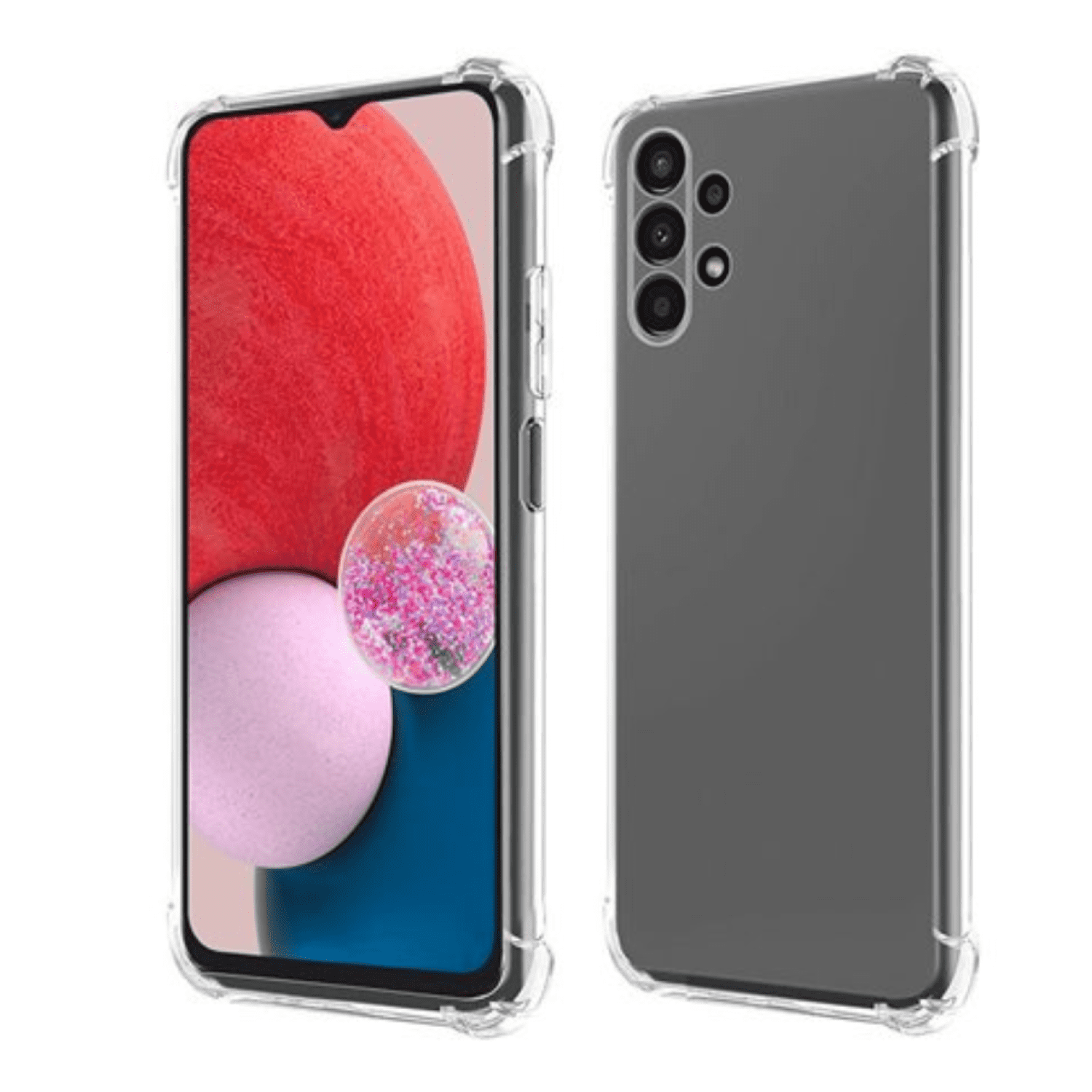 Mar Cases - Carcasa Para Samsung A13 4g Transparente Reforzada + Lámina