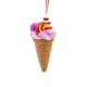 thumbnail image 4 of Adorno De Cono De Helado, Artesanía, Colgante Navideño Para árbol De Navidad, Pascua, Invierno, Morado, 4 of 5