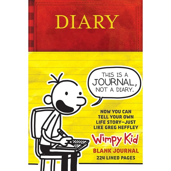 Diario en blanco Diary of a Wimpy Kid, 224 páginas, tapa dura