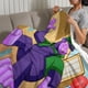 thumbnail image 3 of El Show del Gran Gorila Uva anti-pilling, suave, ligera, esponjosa y acogedora de lujo para hogar y cocina – Perfecta para niños y adultos,120X150cm, 3 of 6