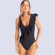 thumbnail image 1 of Traje De Baño Negro Bolero Control De Abdomen Chamela, 1 of 9