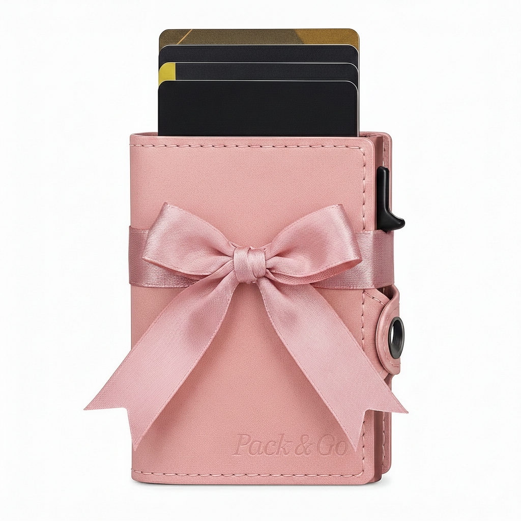 Pack & Go Chile - Billetera Tarjetero Inteligente Rosa