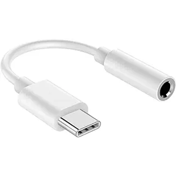Adaptador Audífonos Tipo C a Cable Audio Jack 3,5 Auxiliar Samsung Xiaomi