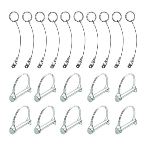 Ioensy - 10 Piezas De Pasadores De Enganche Pequeños Y Seguros Para Remolques, Remolque De Jardín