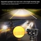 thumbnail image 3 of 2 paquete led luces de conducción - niebla auxiliar punto de trabajo luz vainas impermeable doble color para motocicleta fuera de la carretera camión tractor barco, 3 of 3
