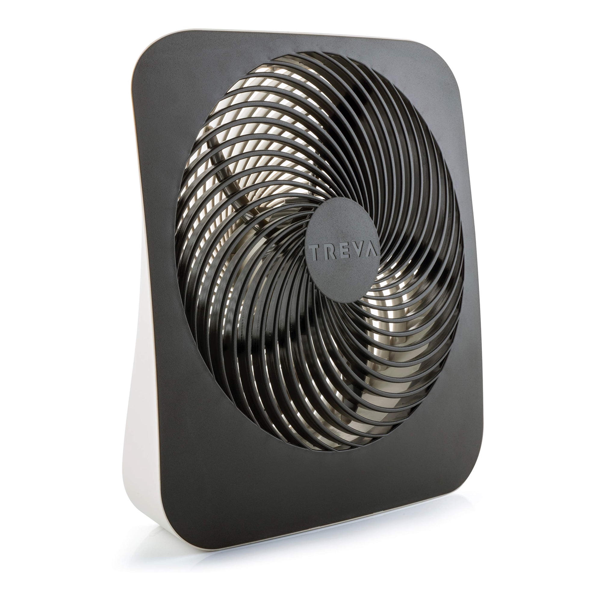 Ventilador Portátil Treva De 25 Cm Con Batería/adaptador De Corriente Alterna Alimentado Por 2 Velocidades