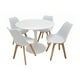 thumbnail image 1 of Comedor Mesa Tulip Blanca + 4 Sillas Tulip Blancas, 1 of 8