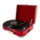 thumbnail image 1 of Tocadiscos Tornamesa Vinilo 3 Velocidades Maleta Roja, 1 of 3