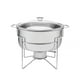 thumbnail image 1 of Rechaud baño maría de acero inoxidable de 7 l con hornalla, 1 of 5