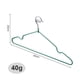 thumbnail image 5 of Percha para ropa de adulto, percha de ropa revestida de plástico, percha de ropa de metal antideslizante sin costuras, percha de ropa, 1 pieza, 5 of 5