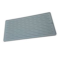 Magideal - Wandteppich Flexible Para Platos, Mantel Individual Para Vajilla, Wandteppich Para , Wandteppich Para Fregadero, Wandteppich Para Escurridor Antideslizante Gris