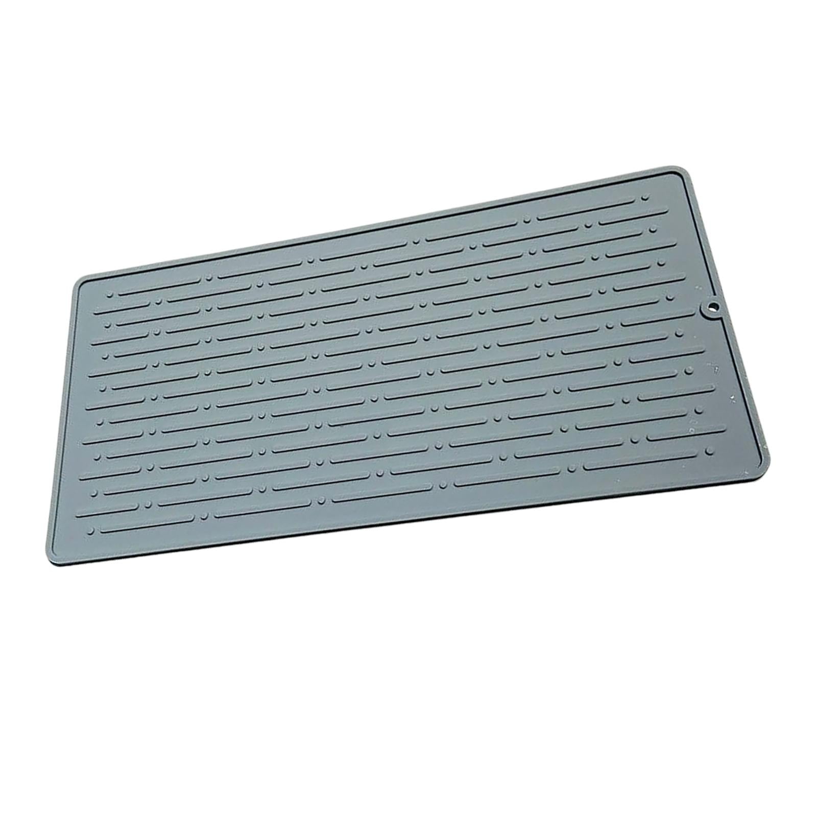 Magideal - Wandteppich Flexible Para Platos, Mantel Individual Para Vajilla, Wandteppich Para , Wandteppich Para Fregadero, Wandteppich Para Escurridor Antideslizante Gris