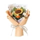 thumbnail image 1 of Flores De Crochet De Ramo De Flores De Punto De Girasol Para Boda De Cumpleaños Mamá, 1 of 5
