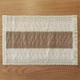 thumbnail image 2 of Boho alfombras Set de 6, mesa de decoración estilo granja alfombras en algodón natural burlap, para cocina y mesa de comedor pieza central decoraciones del hogar (beige y marrón), 2 of 3