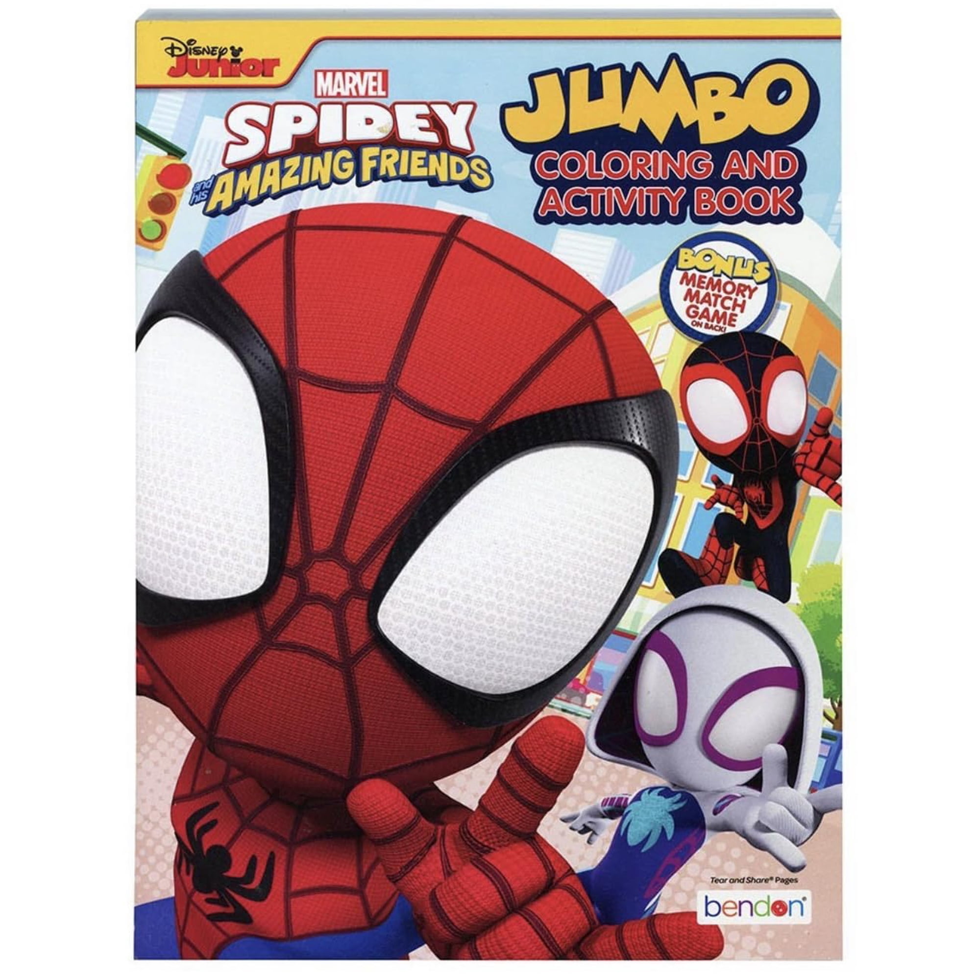 Bloc Para Colorear Y Actividades Classroom Supply Spidey, 80 Páginas