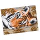 thumbnail image 4 of Kit de punto de cruz estampado preimpreso bordado con estampado de tigre 14ct 29 x 21 cm, 4 of 5