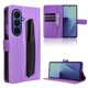 thumbnail image 1 of Funda Billetera para Motorola Signature 5G con Ranuras y Soporte Morado, 1 of 6