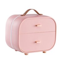 Magideal - Caja De Almacenamiento Multiusos, 2 Cajones Con Divisores, Contenedores, Organizador Para Cosméticos, Accesorios Para El Cabello, Escritorio,