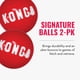 thumbnail image 5 of Pelotas KONG Floppy Knots & Signature de Pet Supplies (paquete de 2), 5 of 7