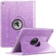 thumbnail image 1 of Funda giratoria Fintie para iPad de 9ª, 8ª y 7ª generación de 10,2 pulgadas, color morado, 1 of 9