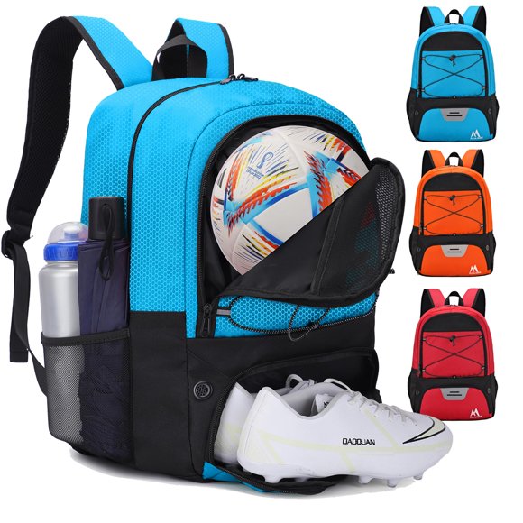 Mochila de fútbol Hsmihair con compartimento para balón
