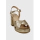 thumbnail image 4 of Sandalia Sanzia Dorado, 4 of 5