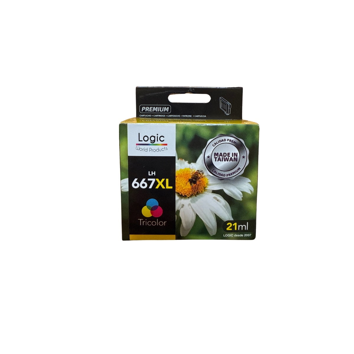 Genérico - Tinta Compatible Para 667xl Tricolor 2374/2375/2376/2775