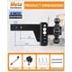 thumbnail image 3 of Enganche para Remolque Ajustable META Hardware 12,500 lbs GTW, 3 of 7