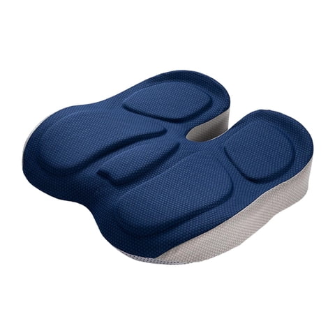 Magideal - Cojín De Asiento De Espuma Viscoelástica, Antideslizante, Cómodo Cojín De Silla Transpirable Para Conducción, Silla De Escritorio De Ordenador, Silla Armada