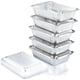 thumbnail image 1 of Recipientes de aluminio Spare Essentials, 55 piezas, 1,02 kg con tapas de 8,5 x 6 pulgadas, 1 of 6