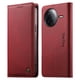 thumbnail image 1 of Funda Billetera de Cuero para [Xiaomi POCO F7 Ultra], Bloqueo RFID, Tarjetas y Soporte Rojo, 1 of 5
