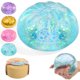 thumbnail image 1 of Squishy Tookyhiil Dumpling Bao Bun con brillo y azúcar azul, 1 of 6