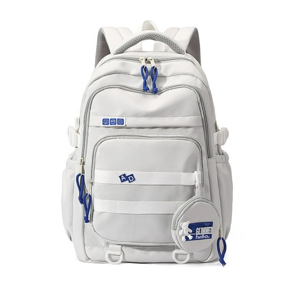 Fengdong middle school bags for girls high school simple backpack teenage girls lightweight backpack large capacity book bag