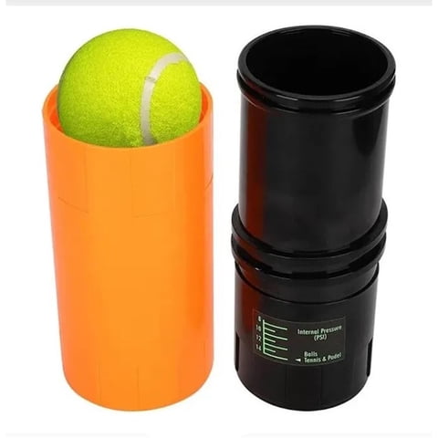 Genérica - Presurizador Pelotas Para Almacenar De Tenis Negro/Naranja