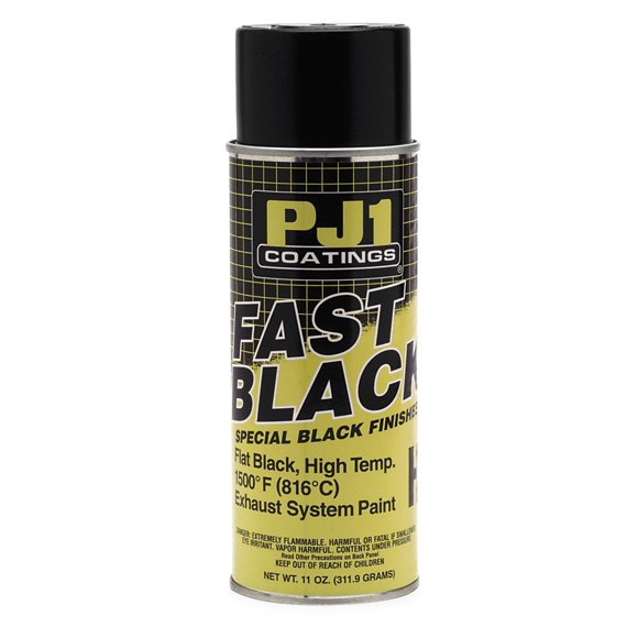 Pintura en aerosol PJ1 16-HIT negro mate resistente a altas temperaturas 355 ml