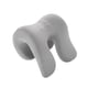 thumbnail image 5 of Almohada para reposacabezas para el cuello, almohada para siesta, ligera, multiusos para adultos, cómoda, cojín extraíble de espuma viscoelástica para Gris claro sólido, 5 of 5