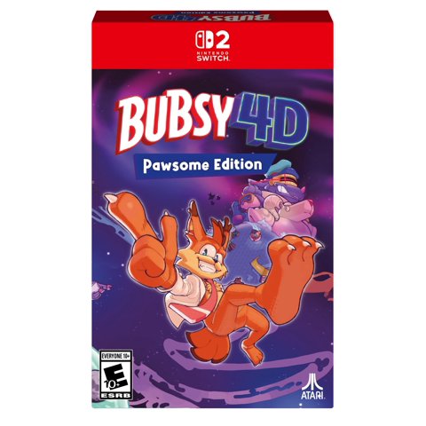 Videojuego Atari Bubsy 4D - Pawsome Edition Para Nintendo Switch 2