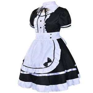 Red Sale - Disfraz Cosplay Lolita Maid Sirvienta Japonesa