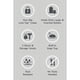 thumbnail image 2 of Organizador de Ducha Better Homes Gardens 3 Estantes Negro, 2 of 3