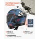 thumbnail image 4 of Casco VEVOR Modular Flip-Up Doble Visor DOT/ECE Talla M, 4 of 9