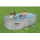 thumbnail image 4 of Piscina Bestway Ovalada Ventana Filtro+Acces 4.27X2.50X1.00M gris Tamano Unico, 4 of 9