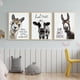 thumbnail image 4 of 3pcs Farmhouse Bathroom Wall Art - Llama, Cow, and Donkey Signs for Farmhouse Decor - No Frame Needed, 4 of 4