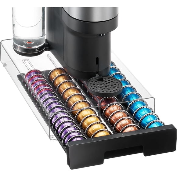 Cajón Vtopmart para Nespresso Vertuo, 40 cápsulas grandes o 60 pequeñas