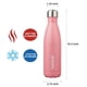 thumbnail image 2 of Botella de agua BJPKPK 500 ml de acero inoxidable aislada color rosa, 2 of 5