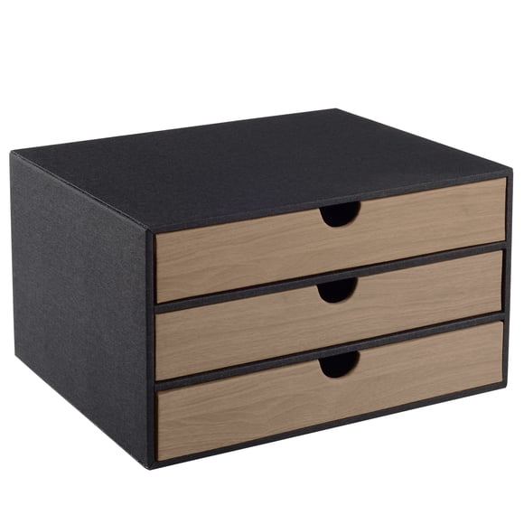 Cajón de almacenamiento RHCSZ 33 cm × 25 cm × 18 cm A4 negro