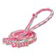 thumbnail image 1 of Rienda de barril Weaver Equine 2,4 m 1/2" Rosa/Blanco/Menta/Brillo, 1 of 1