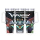 thumbnail image 1 of Voltron Vaso aislado de acero inoxidable con asa, diseño temático, regalo para familia, amigos y fans; incluye pajita y encaja en el portavasos estándar, 40 oz, 1 of 6