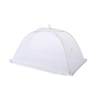 Magideal - Cubierta Para Alimentos, Red Para Alimentos, Almacenamiento Plegable Elegante, Cúpula Para Pastel, Sombrilla Blanca Para Fiestas Temáticas De Parques,