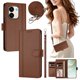thumbnail image 2 of Honor X7E/X6E Funda Billetera con Cierre Magnético, Marrón, 2 of 6